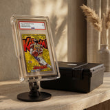 Complete Desk Setup Bundle - Display Case, Desk Stand, Sleeve, and Carry Case