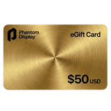 Phantom Display eGift Card alternate design in black and lime green