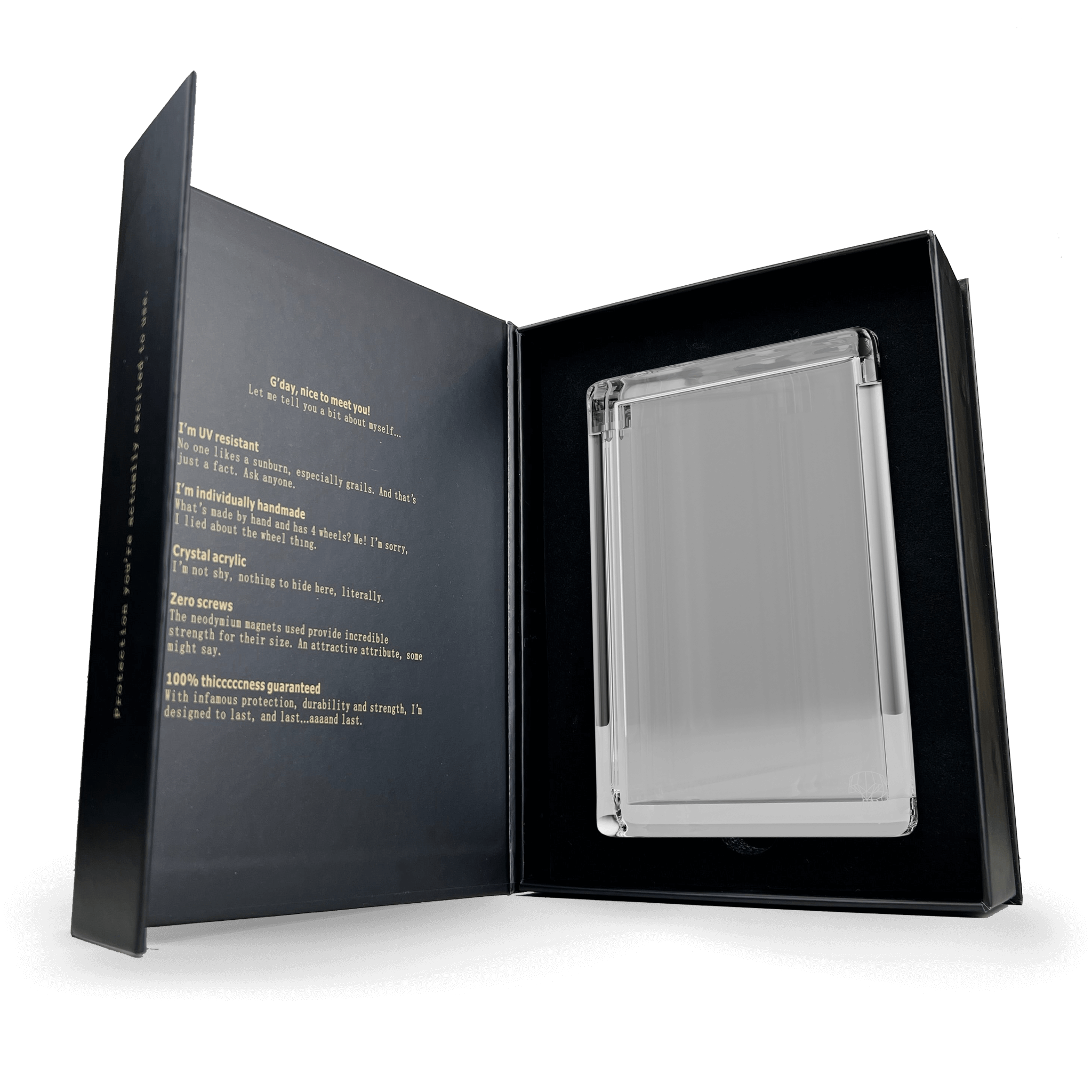 BGS-Slab-Protector Display Stand In Premium Packaging