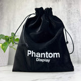 front angle view of a Phantom Display carry bag for graded card slabs cases for trading card collectors.