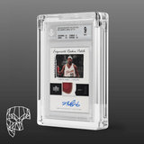 Phantom Display ultra BGS clear color with a Lebron James Topps exquisite collection graded card slab. #authenticator_bgs