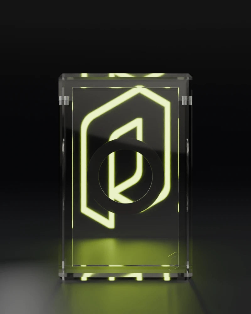 Ungraded One-Touch acrylic card display, 360 degree view