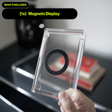 Phantom Display Magneto acrylic case with embedded magnetic ring mount, included in Wall Display Bundle