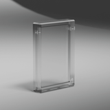 Prism display case by Phantom Display for graded card protection and display. This high-quality acrylic display ensures both protection and elegant showcasing for collectible cards. Ideal for collectors seeking premium card display solutions with UV protection and scratch resistance. #style_prism