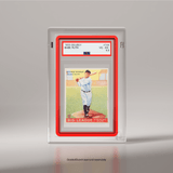 A vintage 1933 Goudey Babe Ruth trading card encased in a Phantom Display slab case, authenticated by PSA with a grade of VG-EX 4.5. #authenticator_psa/cgc