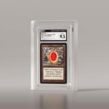 A premium Phantom Display slab case containing a Magic: The Gathering Mox Ruby card from the International Edition, graded Mint 9.5 by CGC. This high-quality display highlights the rarity and detail of the graded card. #authenticator_psa/cgc