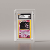 Phantom Display Nano slab case presenting the vibrant Sabrina's Gengar Holo card from Pokémon Gym Heroes 2000, graded GEM MINT 10 by CGC, ideal for premium display of nostalgic collectibles. #authenticator_psa/cgc