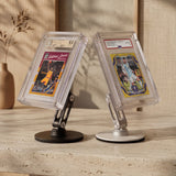 Dual Desk Display Bundle - Two Magneto Display Cases with Desk Stands