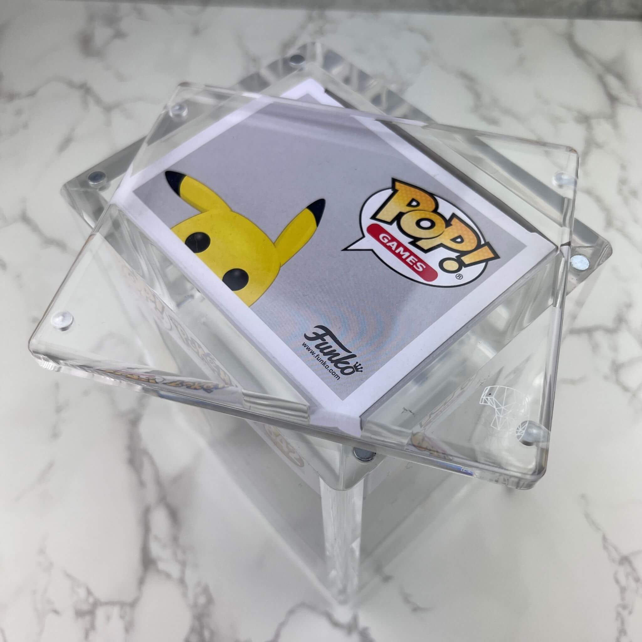 Funko POP Acrylic Protective Case Top View Magnetic Lid