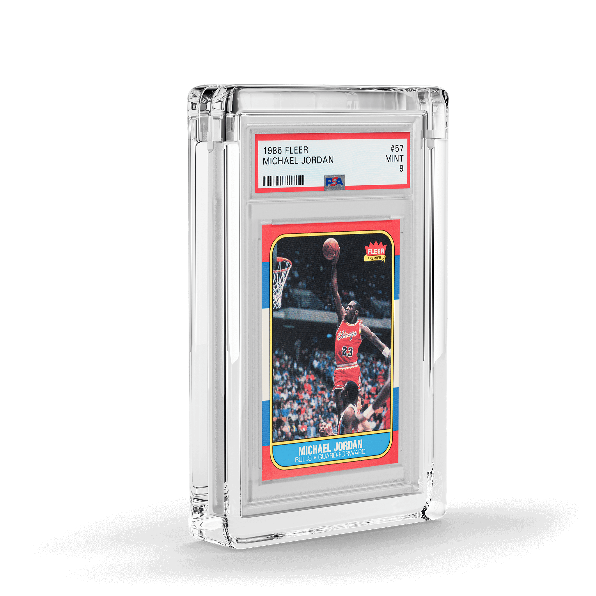 PSA Slab Protector Display Stand Front View