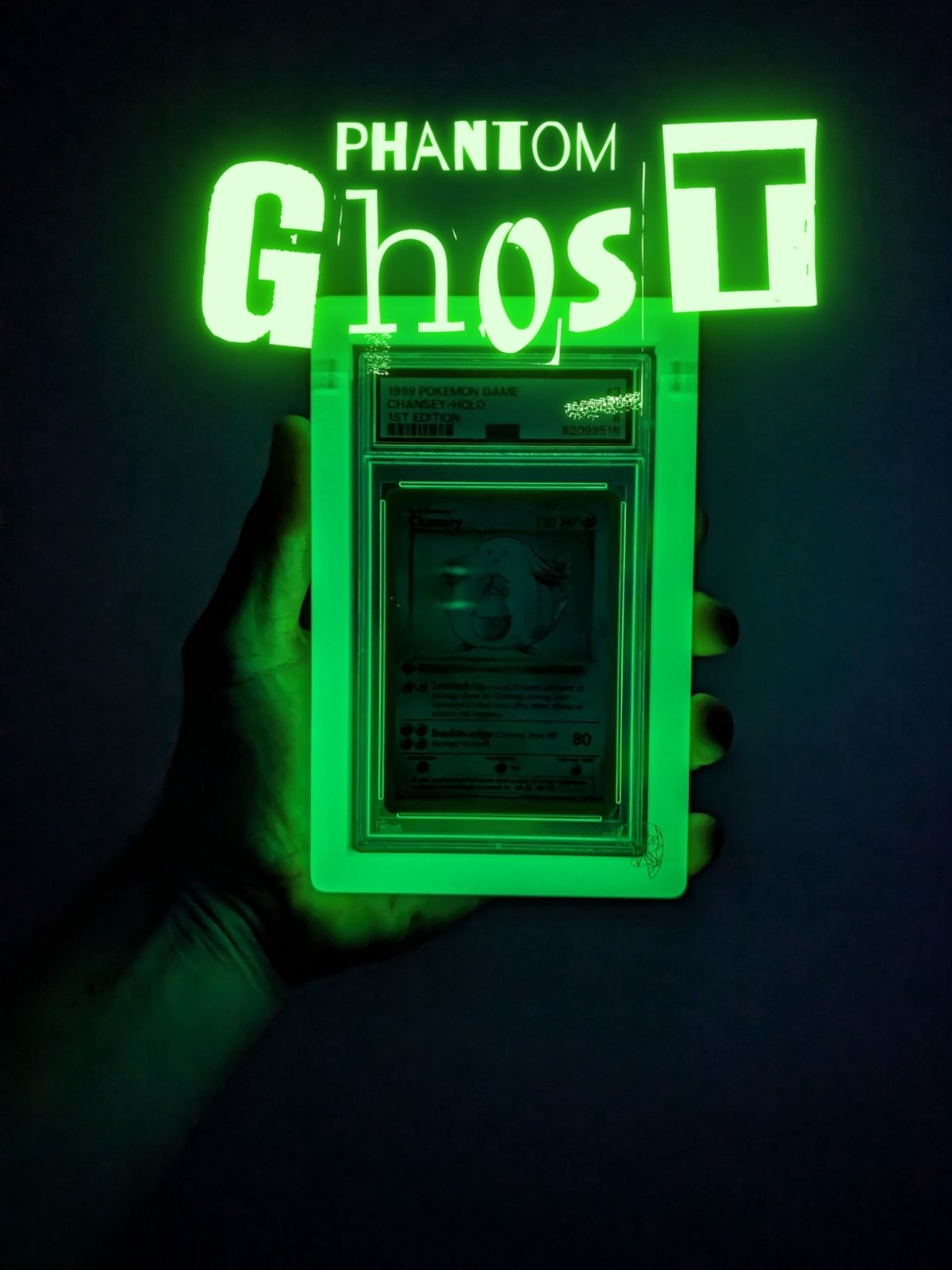 Phantom Display Protective Case Graded Card Glow in the dark mobile