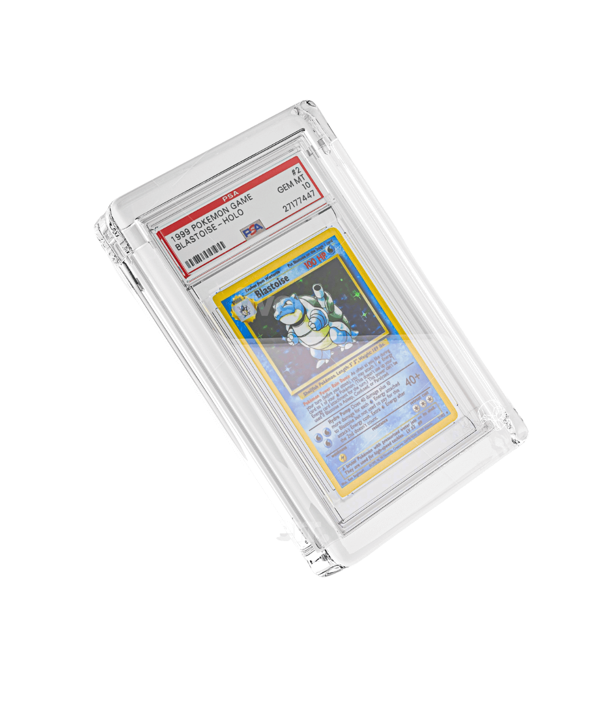 Pokemon In A PSA Graded Card Slab Protective Display Nano Front View