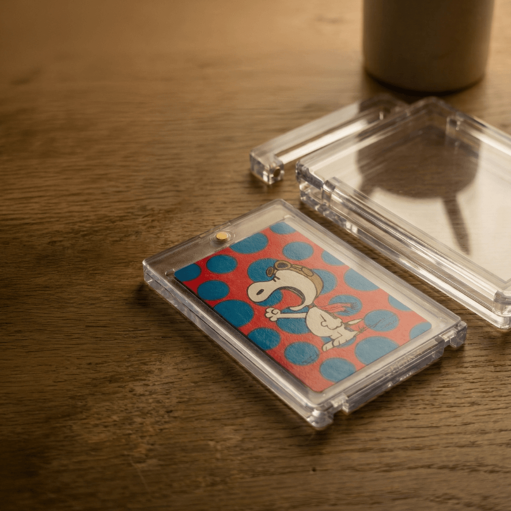 single card display case Single TCG Premium Sleeved Card Magnetic Display Case Labfifteenco