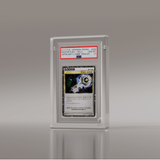 Compact Nano display case for PSA graded cards, featuring a sleek, space-saving design perfect for displaying rare collectibles.