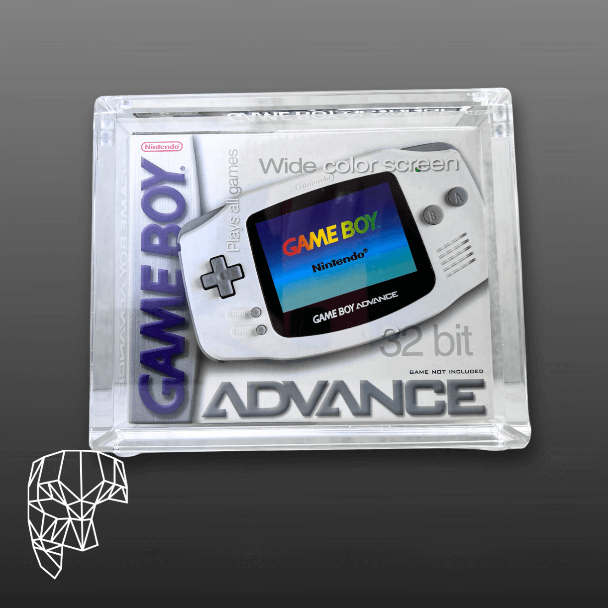 Gameboy Advance acrylic display cases are custom designed with strong neodymium magnets, UV resistant coating, maximum transparency and thick walls for years of heavy, trustworthy protection.