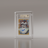 phantom display premium graded card case UV protection bgs bowman baseball slab beckett gem mint front angle view #authenticator_bgs