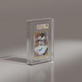 phantom display premium graded card case UV protection bgs bowman baseball slab beckett gem mint side angle view #authenticator_bgs