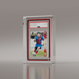 phantom display graded card case lionel messi mega cracks gem mint 10 slabmags side angle view #authenticator_psa