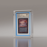 Upright view of BGS graded Underground Sea Magic the Gathering card in a Phantom Display case with GradedGuard frame. #authenticator_bgs