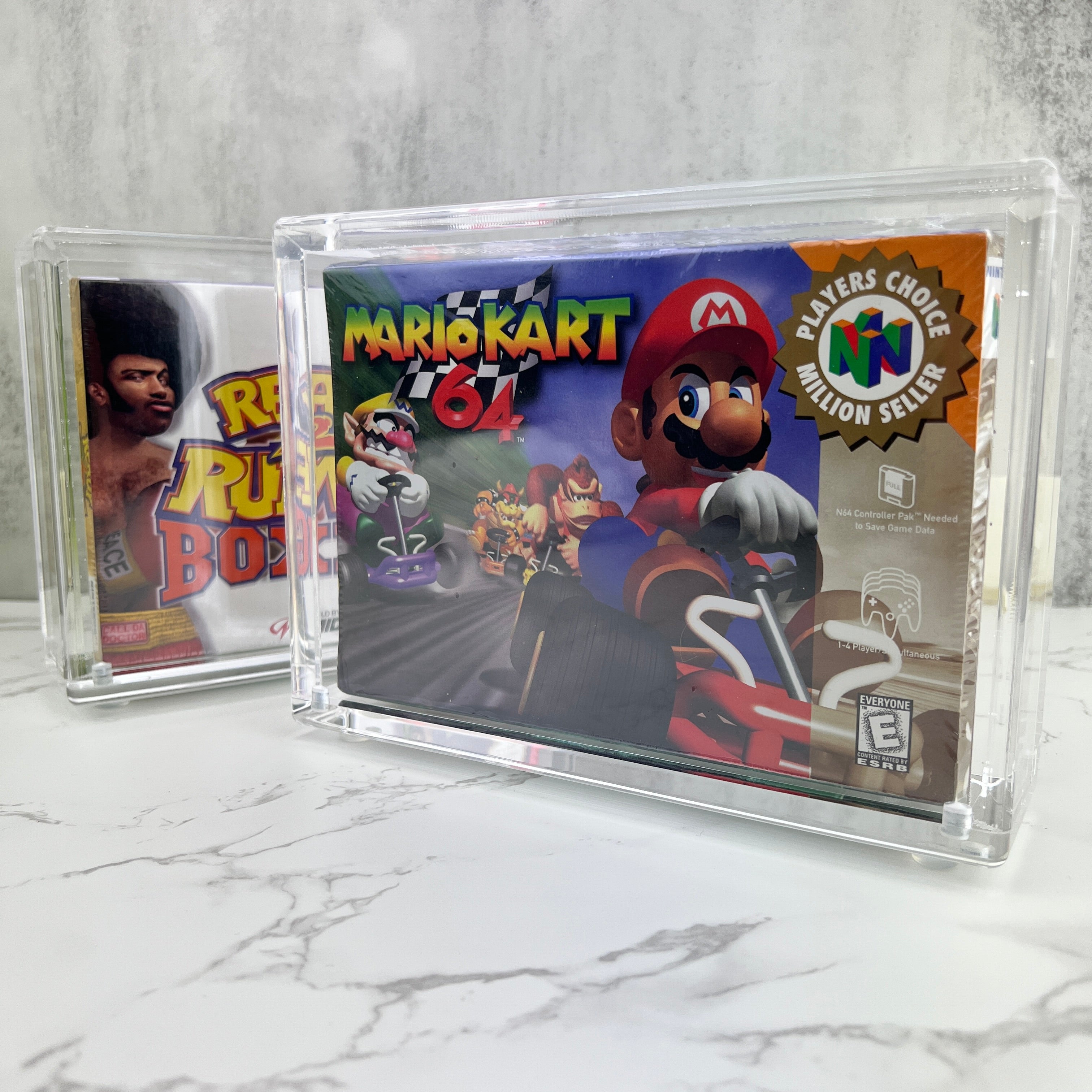 Nintendo 64 (N64) magnetic acrylic protective case. Crystal clear acrylic, with UV resistance.