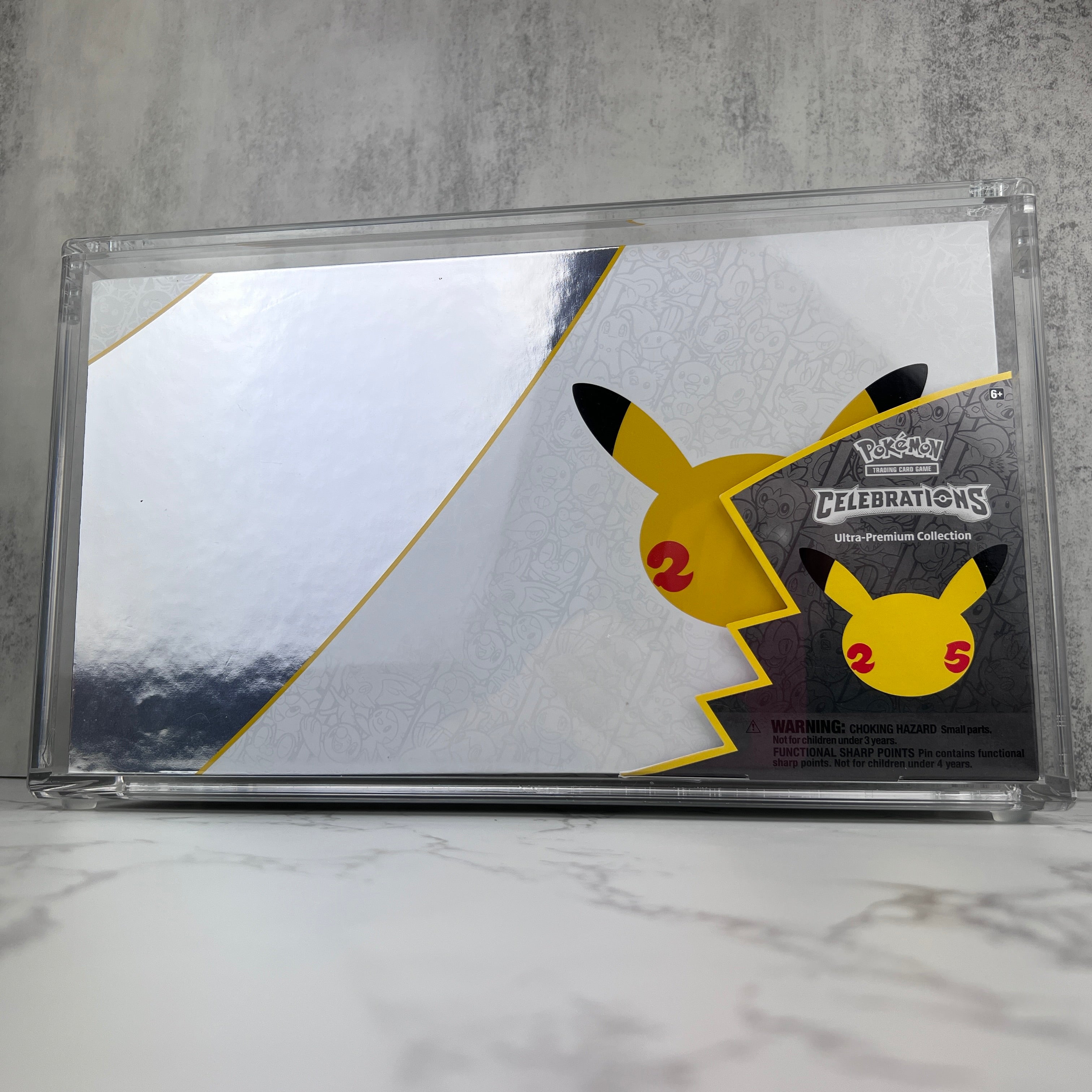 Pokemon Ultra Premium Collection Box magnetic acrylic protective case. Crystal clear acrylic, with UV resistance. 